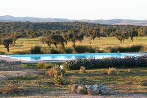 piscina sob o campo