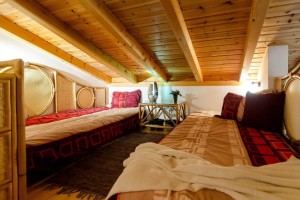 08a CASA PAVÃO - Sleeping loft with twin beds (king-size doublebed possible)