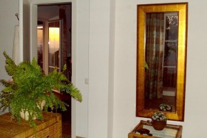 15 CASA PAVÃO - View through the bedroom door to terrace door during sunset