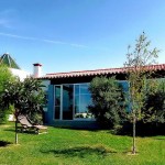 19a CASA PAVÃO - Rear front with conservatory and private lawn, kitchen terrace hidden