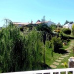 66c SALGADINHO - View from the panorama terrace towards the accommations, pool and BBQ area